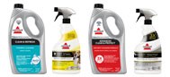 BISSELL Rental participating retailers offer a wide variety of carpet cleaning formulas to use with the Big Green Deep Carpet Cleaner.